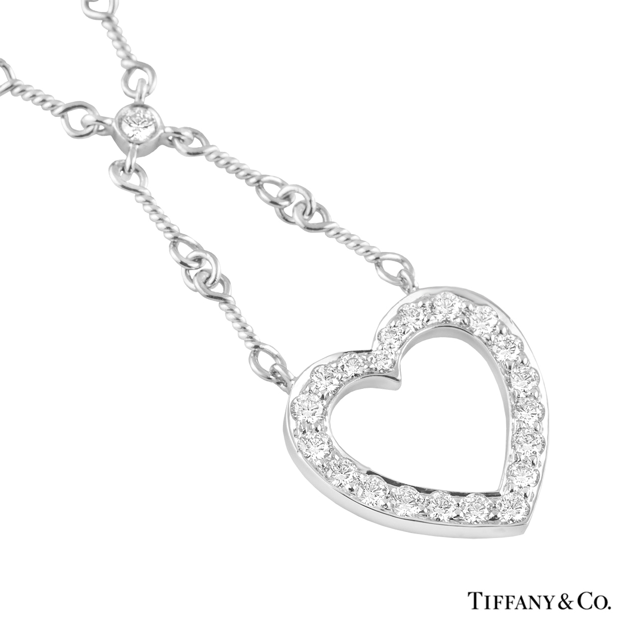 Tiffany & Co. Diamond Heart Pendant